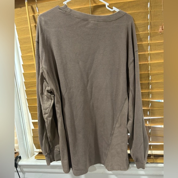 Cute brown long sleeve shirt - Picture 2 of 3